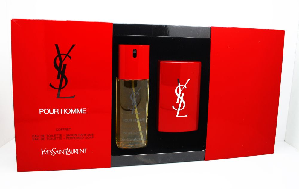 Yves Saint Laurent Pour Homme - Yves Saint Laurent - Eau de Toilette Spray 100ml + 1 Perfumed Soap 150g